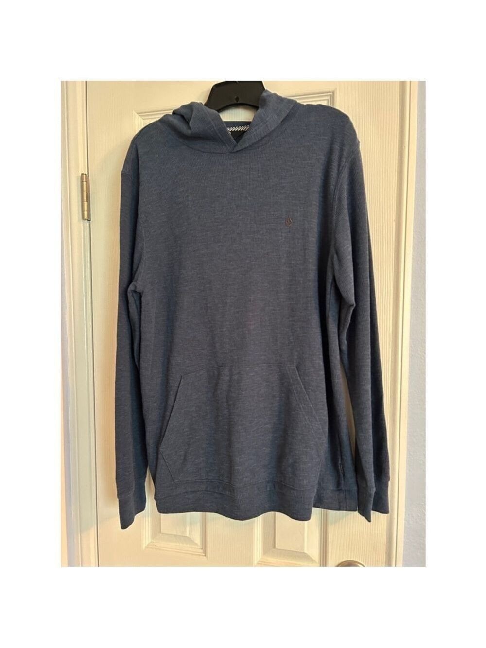 Volcom Soft Blue Mens Hoodie Size M